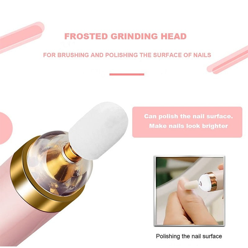 Rechargeable Flawless 5 in 1 Salon Nail Finishing Touch Electric Nail Drill