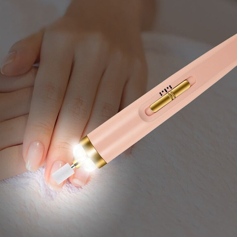 Rechargeable Flawless 5 in 1 Salon Nail Finishing Touch Electric Nail Drill