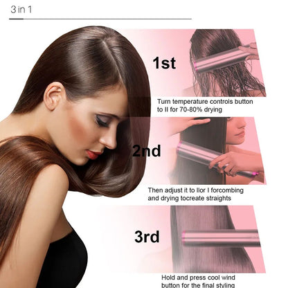 One Step Multifunctional Comb Straight Dryer 3 in 1 Brush